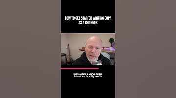 How to become a copywriter | How to Get Started Writing Copy as a Beginner PART 1 #shorts