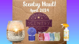 Scentsy Haul ~ April 2024! (Glisten Warmer, Fragrance Flowers, Wax Bars)