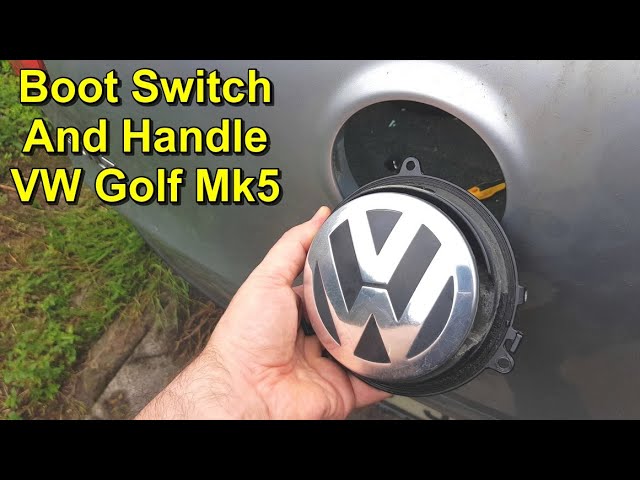 Comment réparer le mécanisme de serrure de coffre sur golf 6 / golf 5 