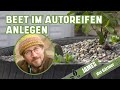 Ein alter autoreifen wird zum garten i james der grtner