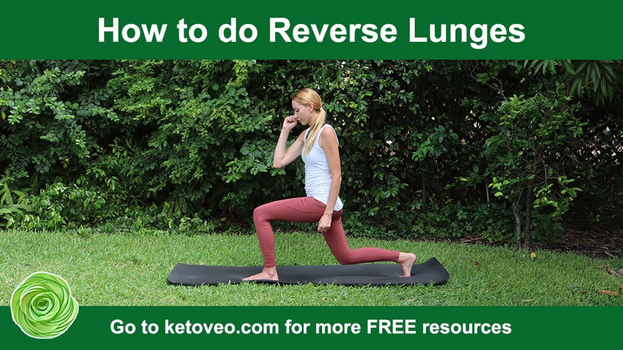 How To Do Reverse Lunges - YouTube