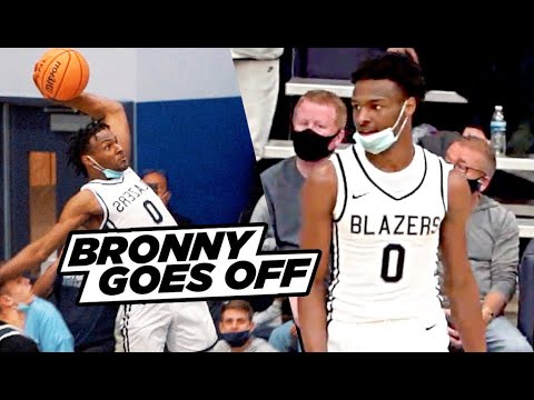 Bronny James GOES OFF! 40 POINT Win! Sierra Canyon PUTS On a SHOW!