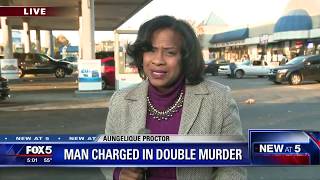 Man charged in double murder