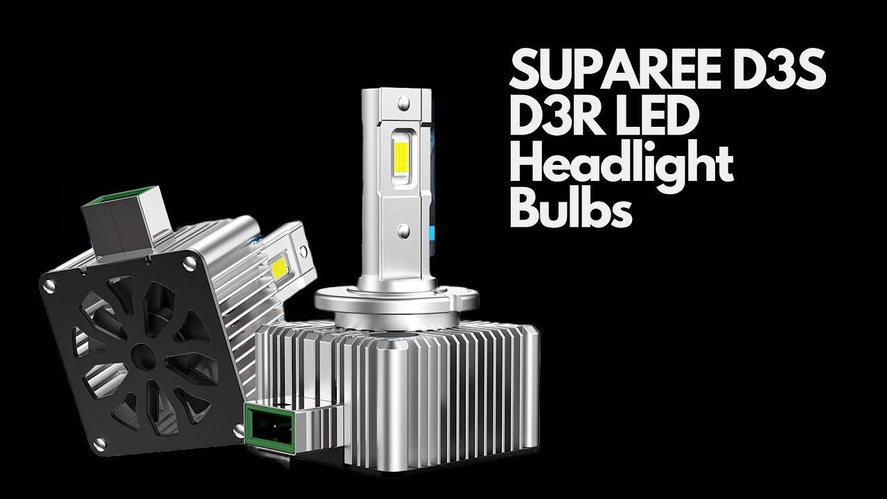 SUPAREE D3S D3R LED Headlight Bulbs, 6000K White 70W 12000LM Bright LED  Conversion Kits 