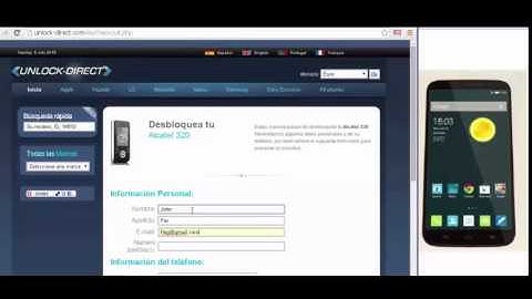 How to unlock an ALCATEL One Touch & OTseries  -works for all Alcatel models