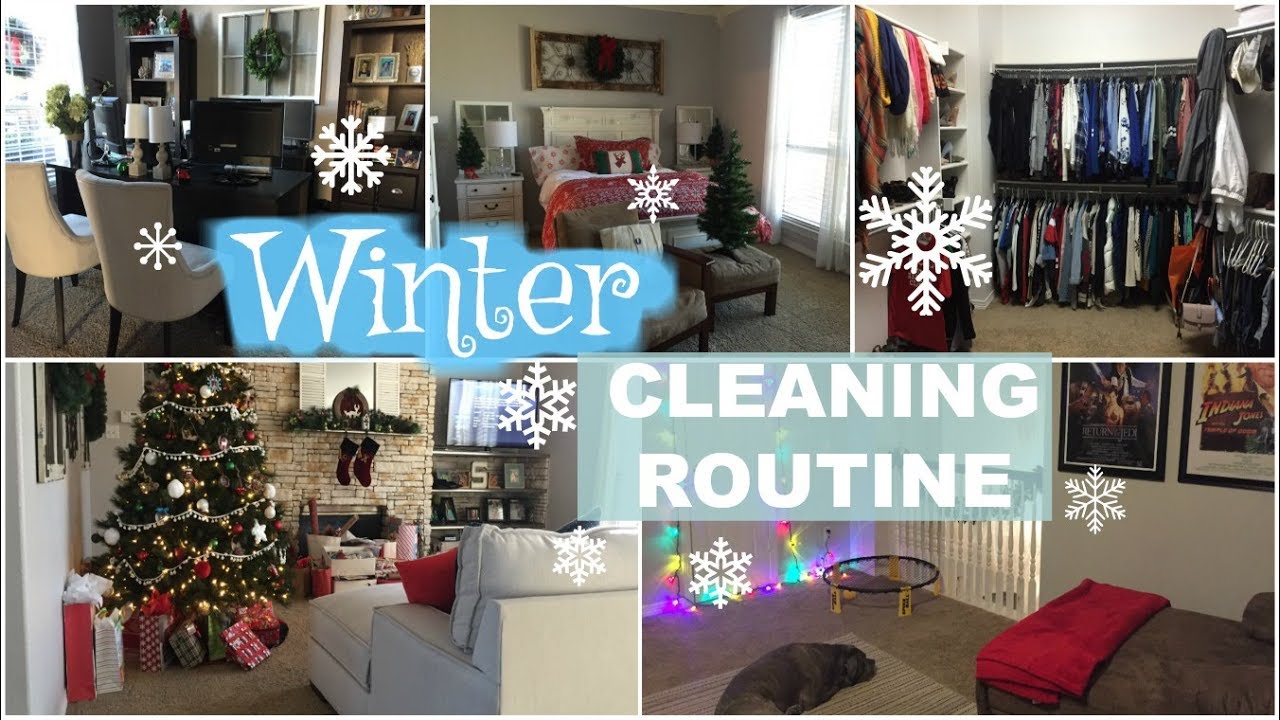 WINTER CLEANING ROUTINE | Cleaning Motivation