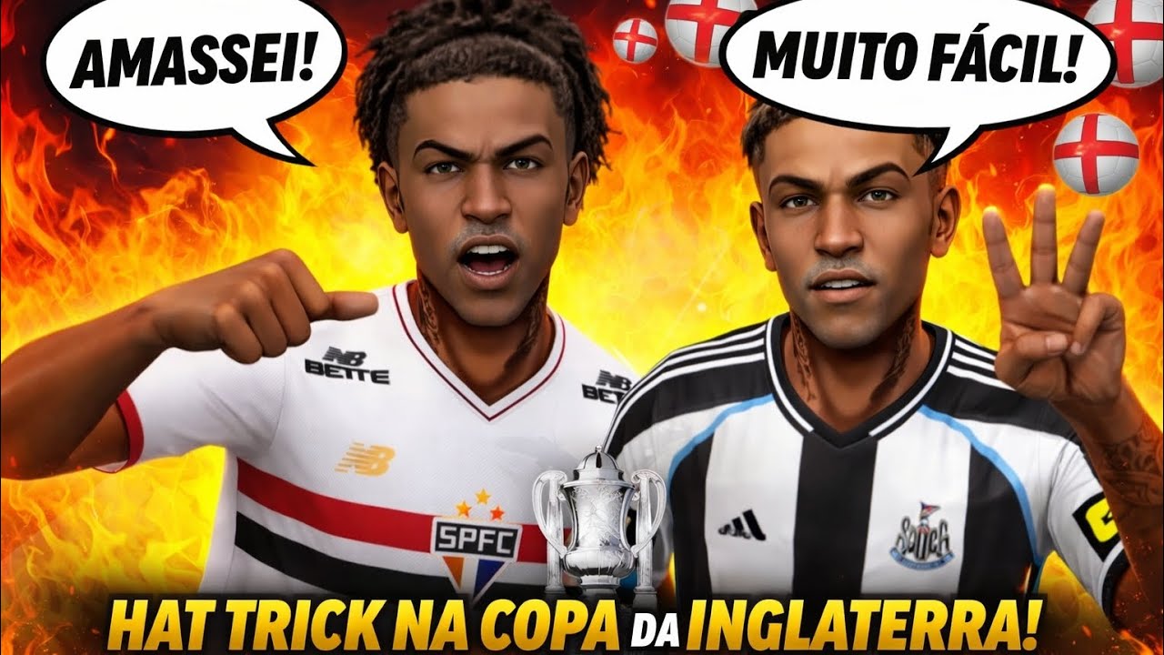 HAT TRICK NA COPA DA INGLATERRA 