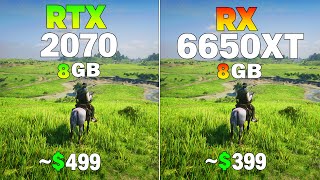 RTX 2070 vs RX 6650 XT - Test in 8 Games