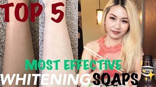 MY TOP 5 MOST EFFECTIVE WHITENING SOAPS + MINI REVIEWS | PAANO PUMUTI (PART 2) 2023