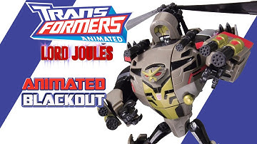 Transformers Animated Decepticon Blackout en Español