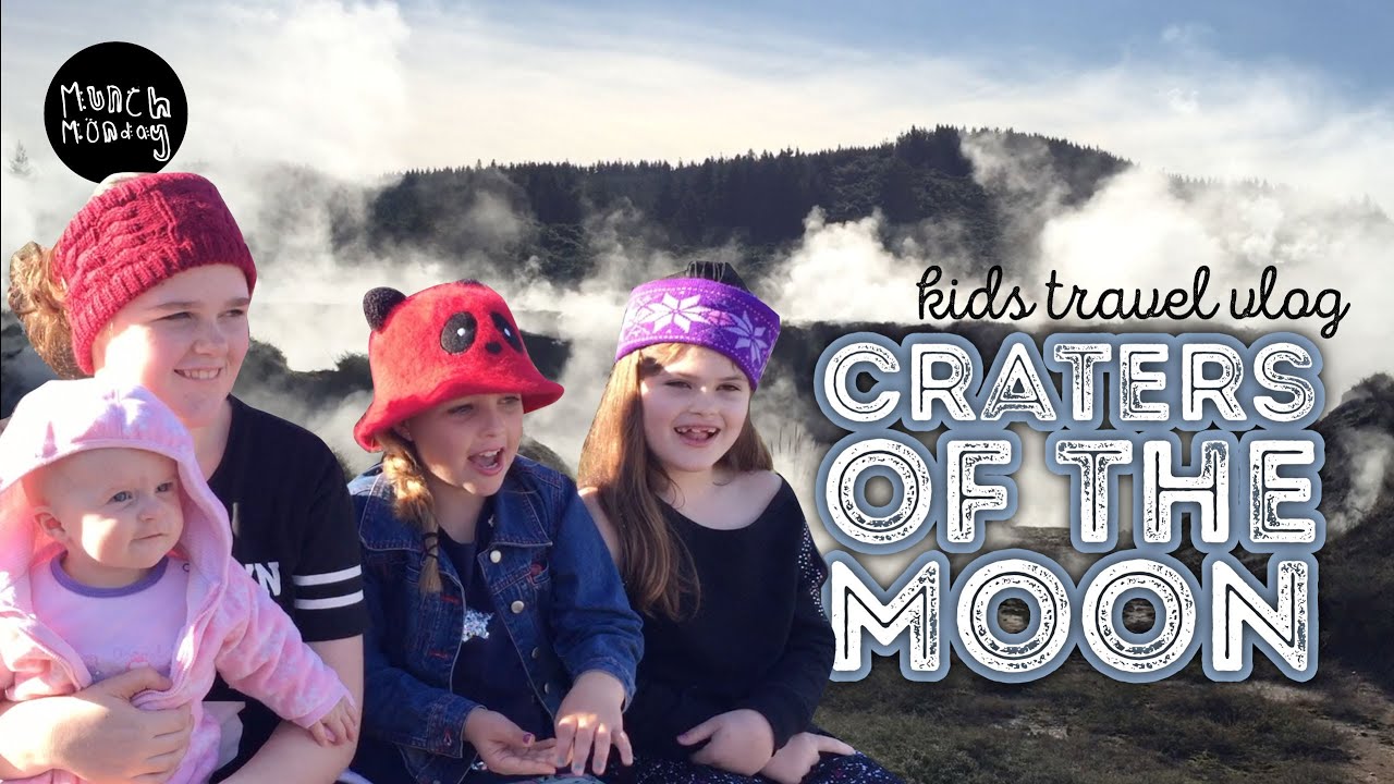 kids travel vlog | Craters of the Moon, Taupo, New Zealand (EP53)