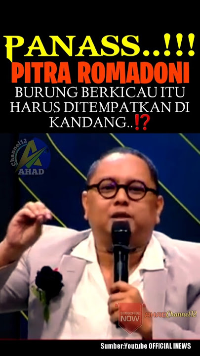 BURUNG BERKICAU ITU SELAYAKNYA DITEMPATKAN DI KANDANG⁉️ #trending #roysuryo #gusnur #rismonsianipar