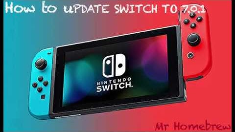 How to update Nintendo Switch from 6.0.1 to 7.0.1! (easy)