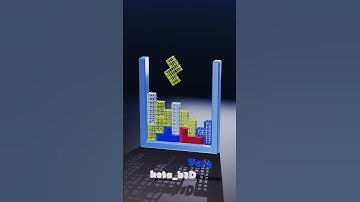 Tetris Softbody Mesh 472 / Blender Animation #softbody #games #tetris #gaming #animation #puzzle