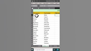 How to Merge Data in Excel Using Ampersand Function