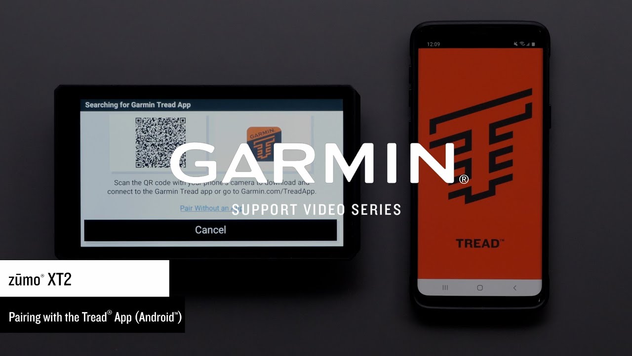 Garmin | zūmo® XT2 Pairing with the Tread® App - YouTube