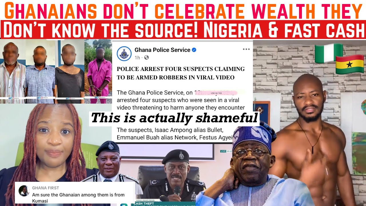 THE GOVERNMENT OF NIGERIA DENIES THE NOTORIOUS NIGERIAN ROBBERS ARRESTED IN GHANA