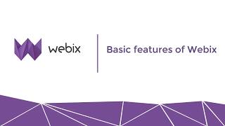 Basic Features of Webix UI JavaScript Library
