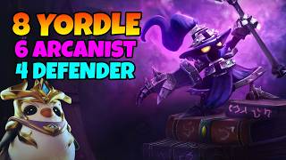 8 Yordle 6 Arcanist and 4 Defender was pretty cool!