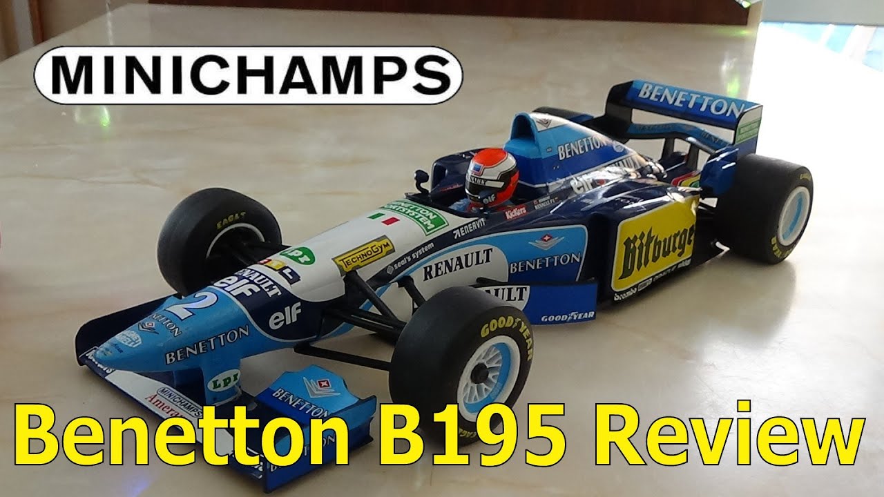 Minichamps Review, Benetton B195 1/18 (1995) - YouTube