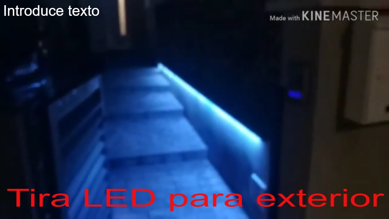📍💡Instalación tira LED EXTERIOR con sensor de MOVIMIENTO 2020