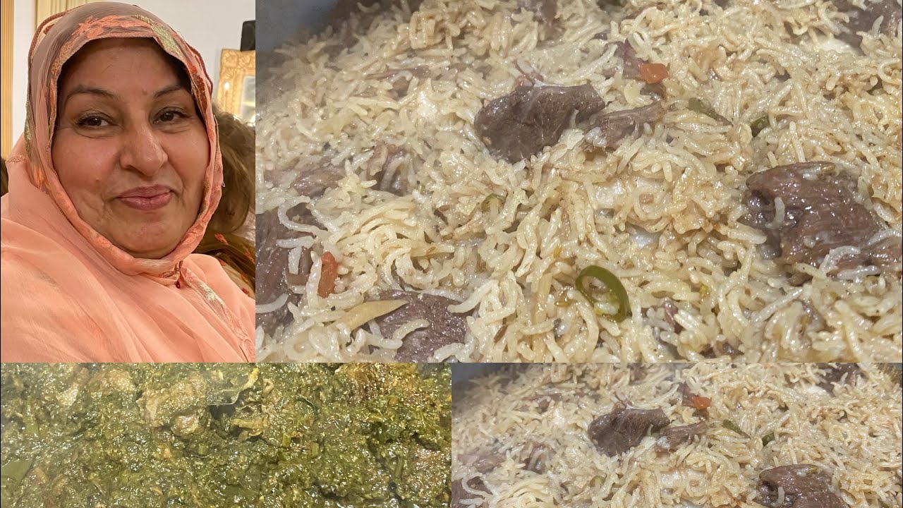 Special Desi PALAK GHOST AND BEEF PALAO recipe 