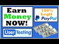 How to Make EASY MONEY at Home TODAY💰💰 (LEGIT) | UserTesting
