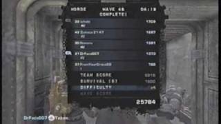 Gears of War 2 Horde on Insane Waves 47-50 on Blood Drive