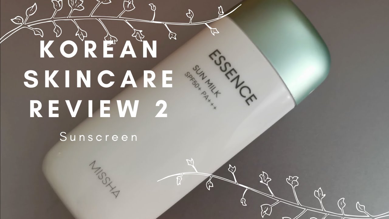 MISSHA SUNSCREEN REVIEW * you need to get on this , seriously* YouTube