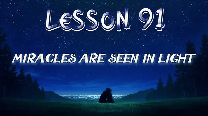 Lesson 91 | Daily Guided Meditations | A Course In Miracles Workbook for Students