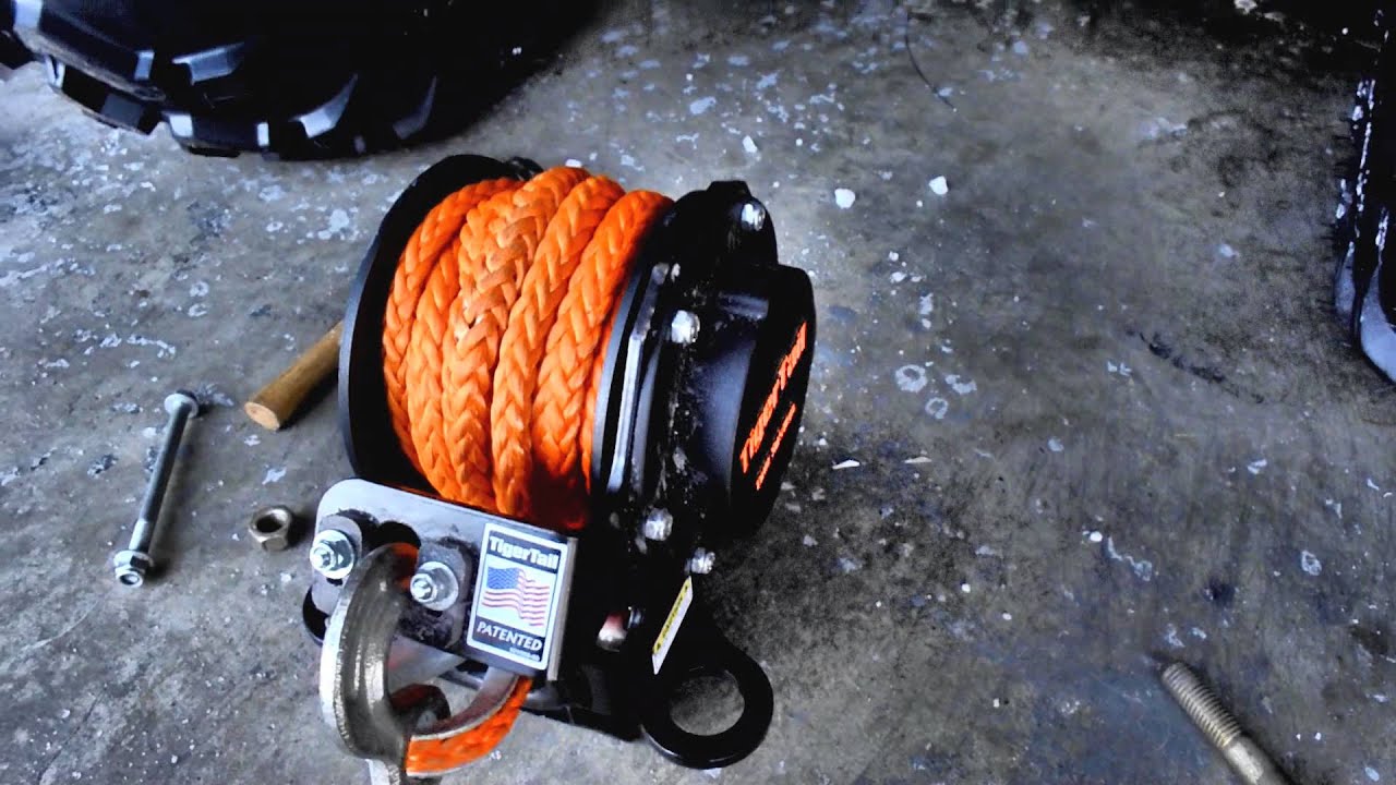 Installing Tiger Tail Tow System on CanAm G2 Outlander ATV YouTube