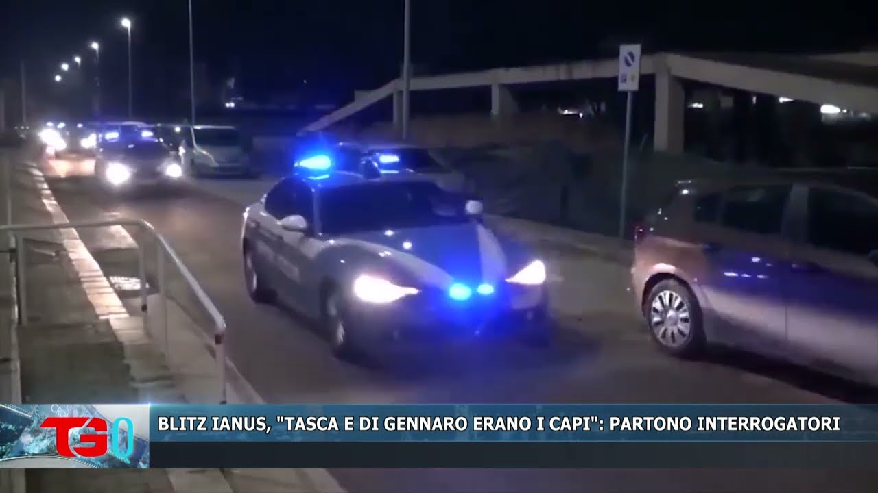 BLITZ IANUS,  TASCA E DI GENNARO ERANO I CAPI   PARTONO INTERROGATORI