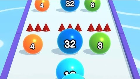 Ball Run 2048 MAX LEVELS, All Levels Gameplay Walkthrough Android, ios Game New Update - 115