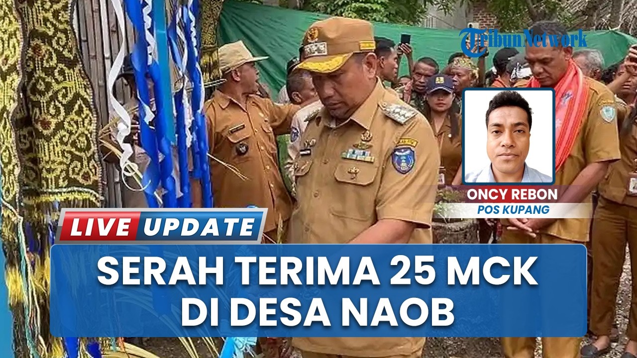 Bupati TTU Pimpin Pelaksanaan Serah Terima 25 Unit MCK di Desa Naob