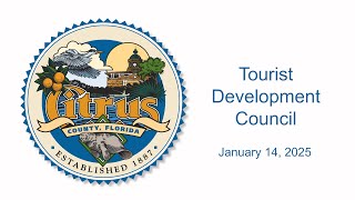 Tourist Development Council - January 14, 2026