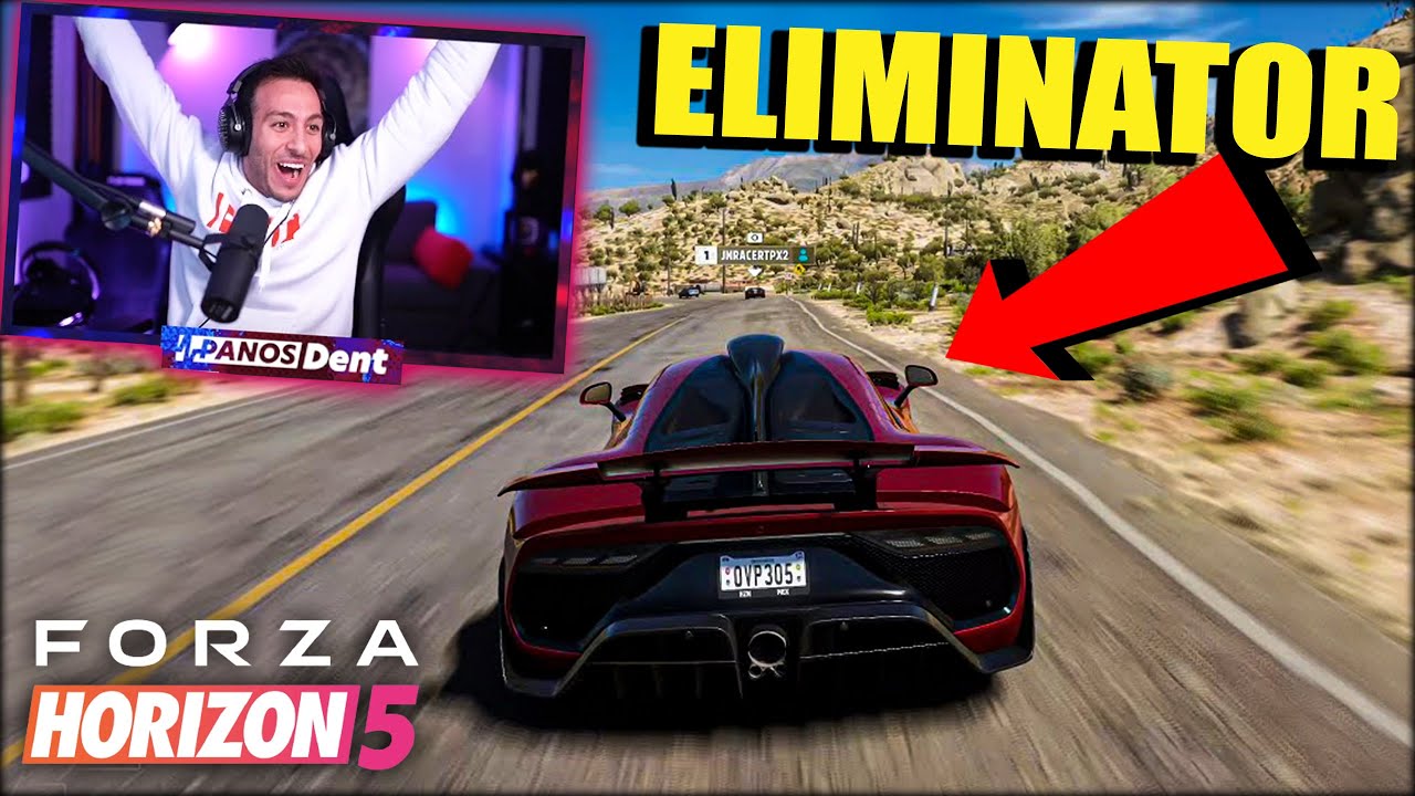 ΤΟ ΠΡΩΤΟ WIN ΤΟΥ ΠΑΝΟΥ ΣΤΟ FORZA HORIZON 5 ELIMINATOR !!!