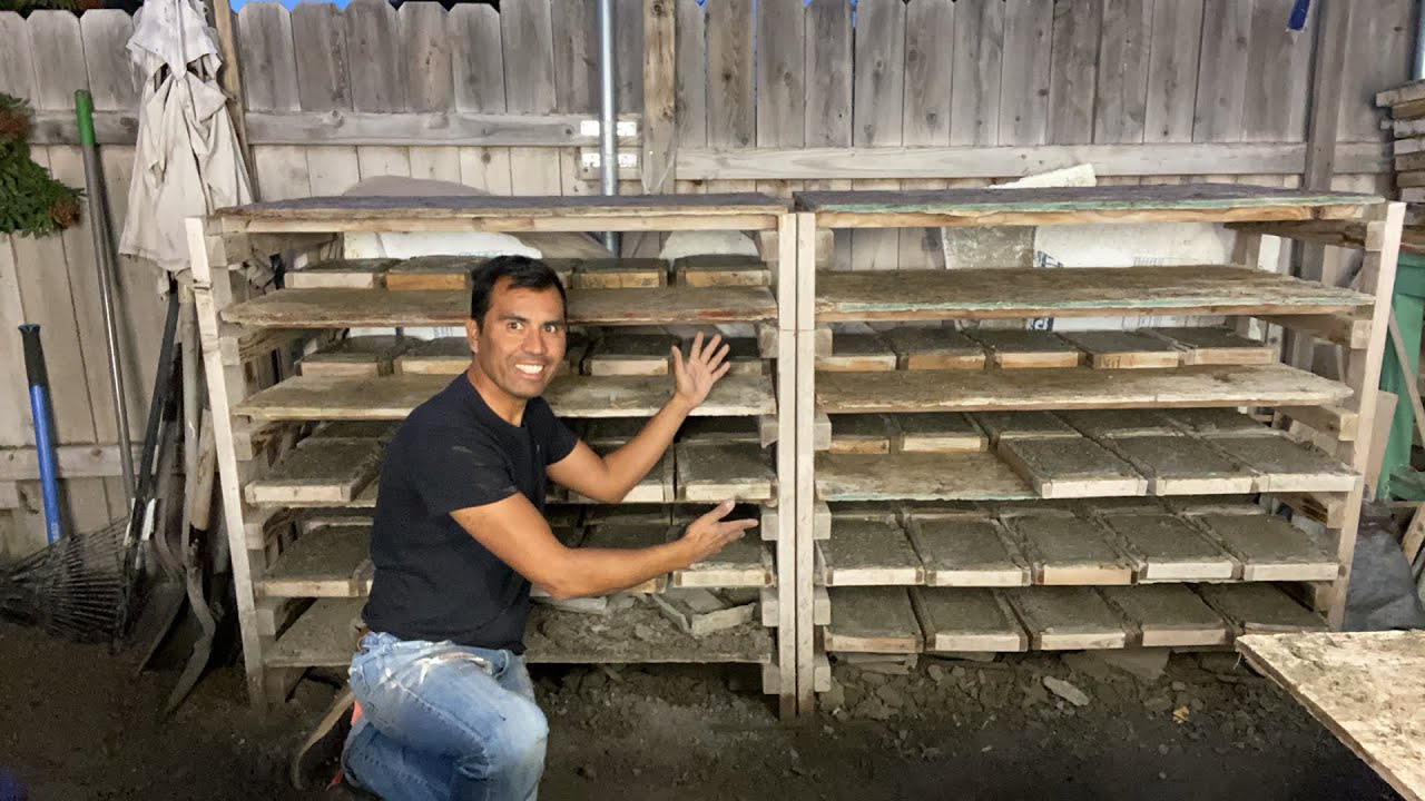 Horno casero para secar adoquines - YouTube
