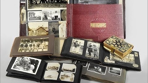 Preserving Old Photo Albums Video