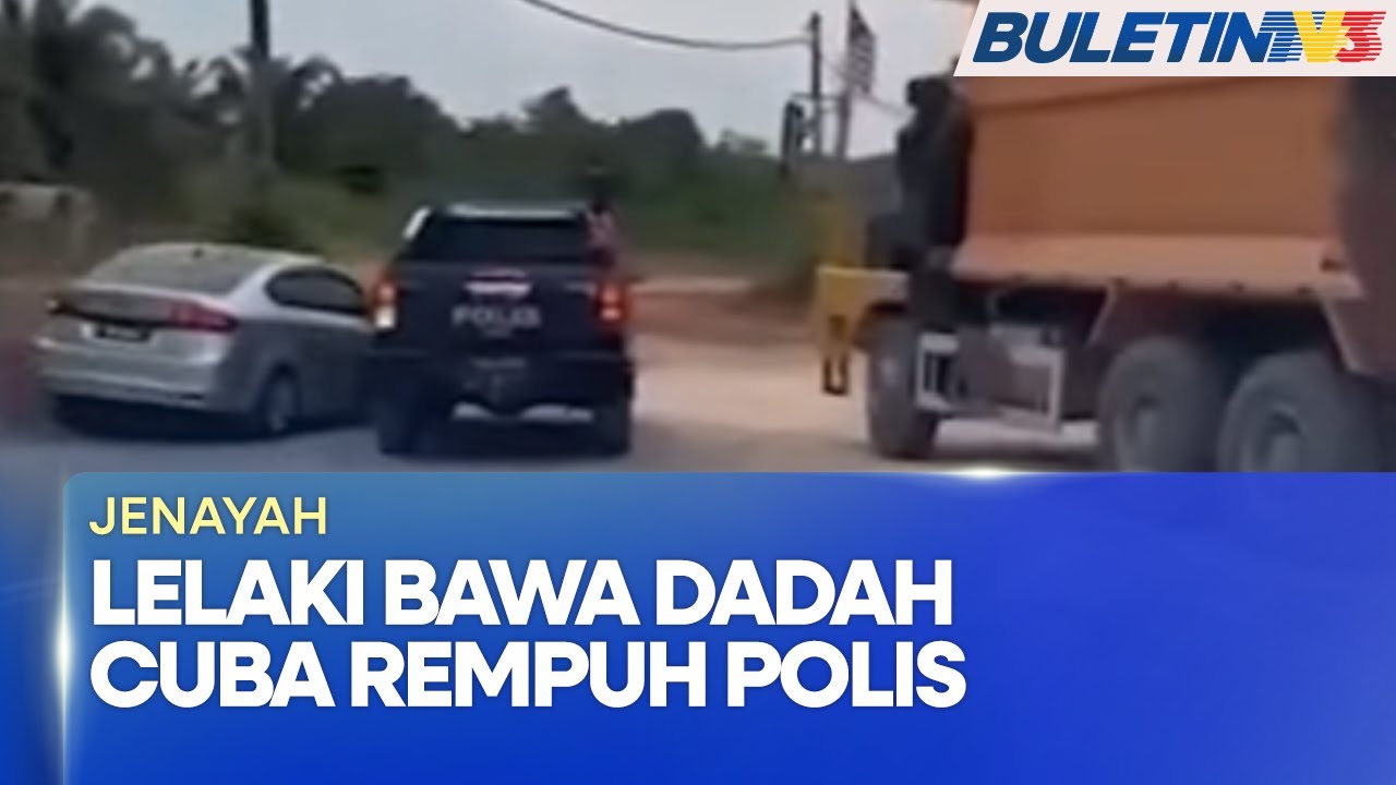 JENAYAH | Lelaki Bawa Dadah Ditahan, Cuba Rempuh Polis