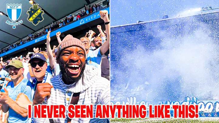 AMERICAN FAN EXPERIENCES THE BEST FOOTBALL ATMOSPHERE IN SWEDEN | MALMO FF VS AIK STOCKHOLM - DayDayNews