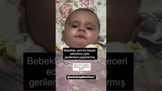 Bebeklerde Yeni Beceri Edinirken Uyku Gerilmesi Yaşarlarmış