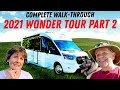 2021 Wonder RV Tour Part 2 | Ford Transit 2020 Chassis & New Features