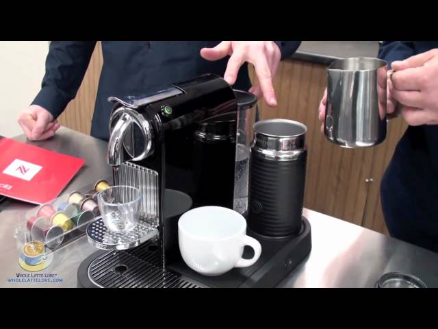 Nespresso CitiZ & Milk Espresso Machine by De'Longhi - Black