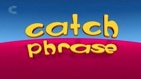 Catchphrase 2000 - 2002 Opening Titles
