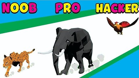 NOOB vs PRO vs HACKER in Animal Transform Race