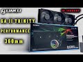 Lain li ga ii trinity performance 360mm liquid cooler unbox install  test