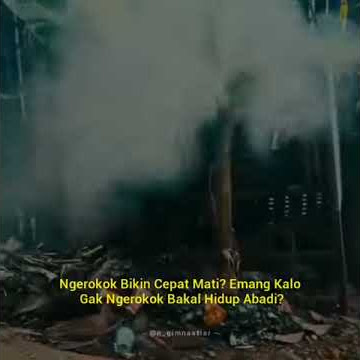 Status wa kekinian || story wa viral merokok