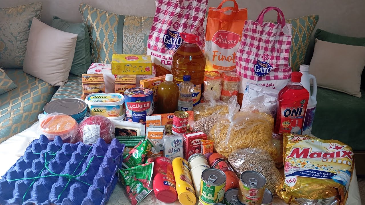 تقدية 🌟 شهر رمضان🌛 الكريم  من لهري إقتصادية  الضروريات والاساسيات 👌#شهيوات2026 🥰