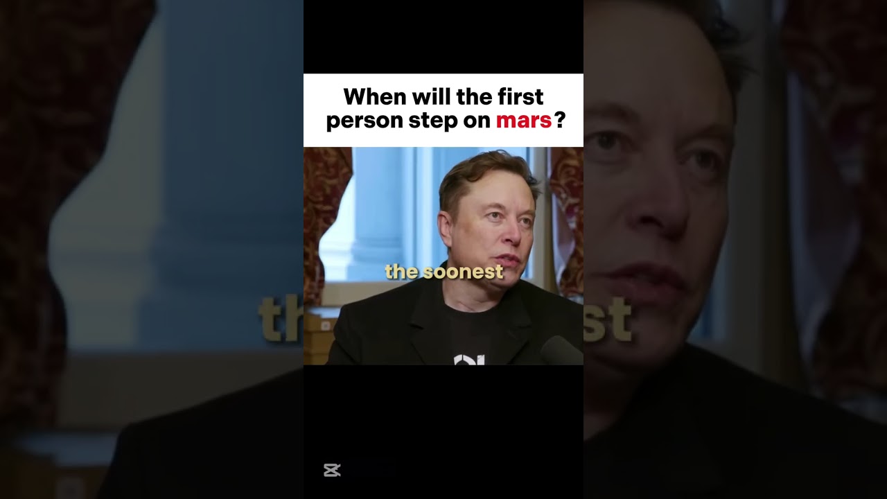 First man on mars soon? 