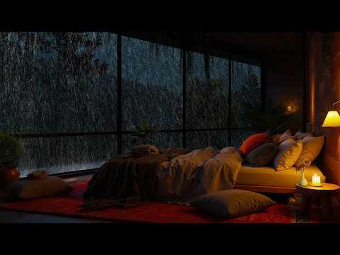Peaceful Music with Gentle Rain Sounds (No Ads) 🎶 Relaxing Piano Music for Stress Relief, Insomnia